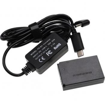 Chargeur USB vhbw pour Canon EOS M50, M200, M50 Mark II