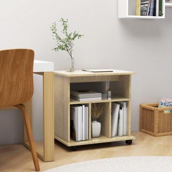 Rolling Cabinet in Sonoma Oak