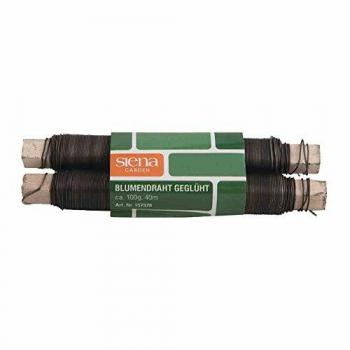 Blumenbindedraht geglüht 100g, 2 Stück auf Holzspule