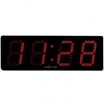 NeXtime Wanduhr Big D 51.5 x 18 x 4.5 cm