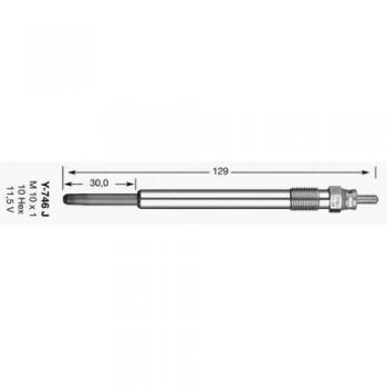 Bougie de préchauffage NGK Medalion (version USA) 3078