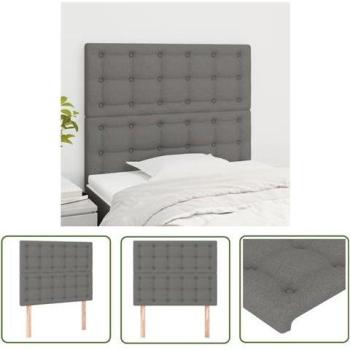 Tête de lit moderne gris foncé 90x5x78/88 cm