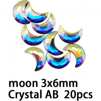 Decoración de uñas con diamantes de imitación 3X6mm