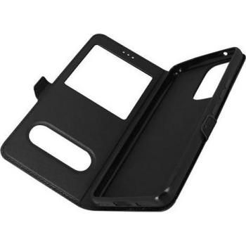 Funda Negra con Ventanas Dobles para Samsung Galaxy A53 5G