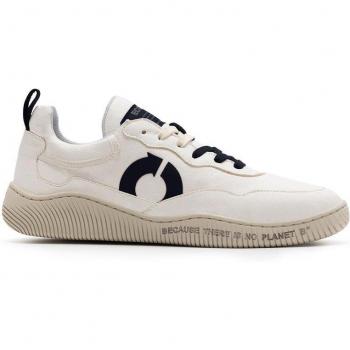 Zapatillas Ecoalf Alcudiia para mujer, cierre de cordones, color blanco (41)