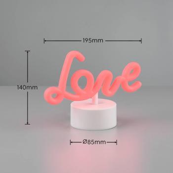 Lámpara de Escritorio Amor con USB