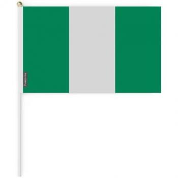 Nigeria Small Flag Bundle – 20x30cm – 100 Lightweight Polys