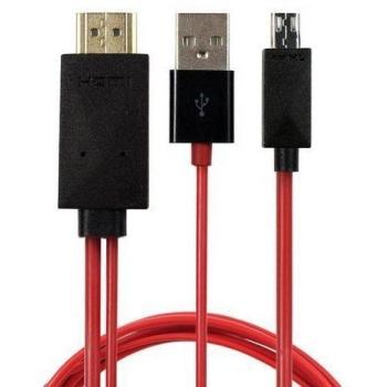 Tesco 6,5 Fuß MHL 11 Pin Micro USB auf HDMI Adapter Kabel für Galaxy Tab