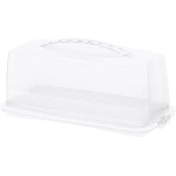Cajón de Tortas con Cubierta Transparente – 36x16,5 cm