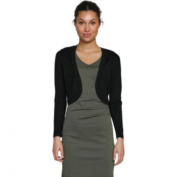 Kaffe Bolerojäckchen Astrid 500020 Schwarz Regular Fit XL female