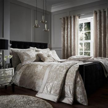 Bianca Crushed Velvet Super King Duvet Set