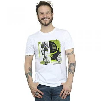 Lightyear Buzz Tech Panel T‑Shirt (XL, White)
