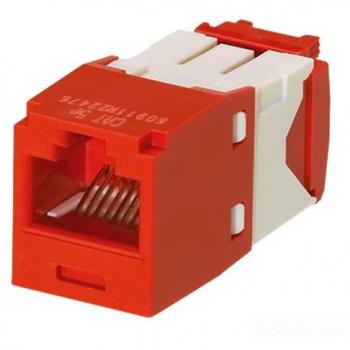 PANDUIT UTP RJ‑45 TG‑MiniJack Kat5e Rosso – Adattatore Ethernet