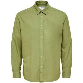SELECTED HOMME Langarmhemd SLHREGPASTEL-LINEN LANGARMHEMD W