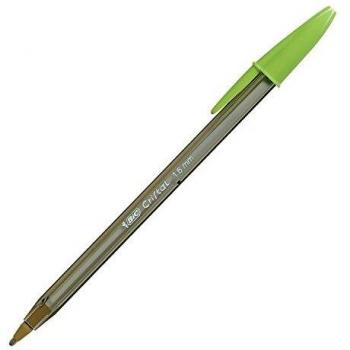 Boligrafo Bic Cristal Fun Verde Lima Punta 1,6 mm
