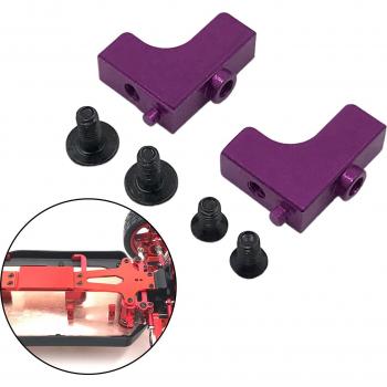 2 Pieces RC Model Car Steering Engine Bracket for Wltoys 144001, 124018, 124019