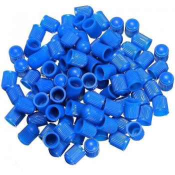 Fahrradreifen-Ventil-Kappen-Set (100 Pcs) – Kunststoff, Staubdeckungen
