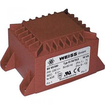 Weiss Elektrotechnik Printtransformator 1 x 230 V 1 x 12 V/AC 16 VA