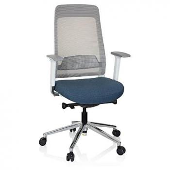 Sedia da ufficio blu/grigio CHIARO T2 WHITE