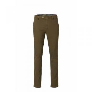 Chinos MEYER „New York“ – Herren 38 Länge 34 – Karamellbraun – 97 % Baumwolle, 3 % Elasthan – Regular