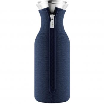Eva Solo Refrigerator Carafe with Neoprene Cover, 1L Navy Blue
