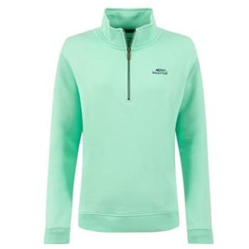 Women's Light Green Avery 1/4 Zip Hoodie – Size 8