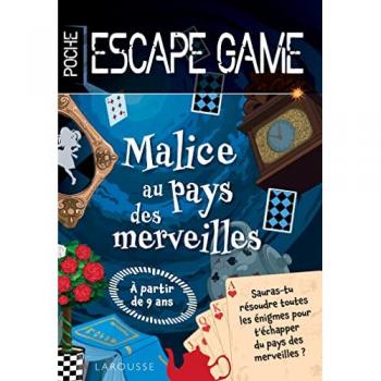 Escape game de poche junior : Malice au pays des Merveilles (Broché)