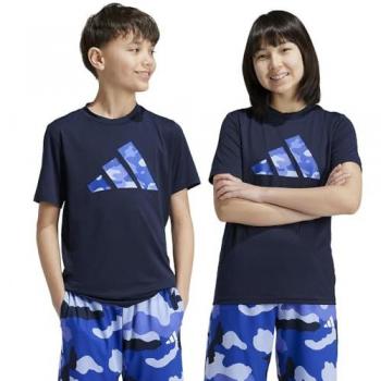 Kids' Blue adidas Essential Training Top – Seasonally Printed