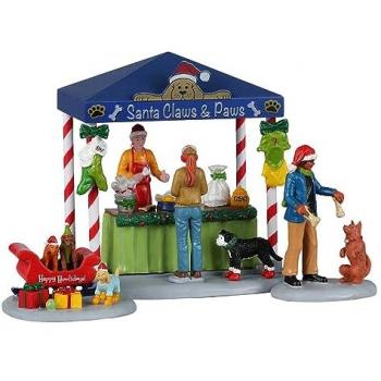 Lemax Set di 3 Santa Claws & Paws