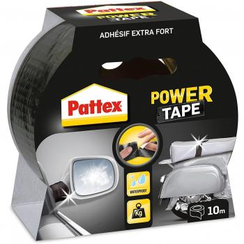 Pattex Power Tape, Ruban adhésif extra fort pour charges lourdes, 48 mm x 10 m, noir