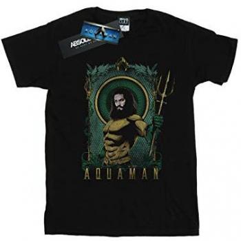 Camisa de Aquaman con tridente en marco para chicas