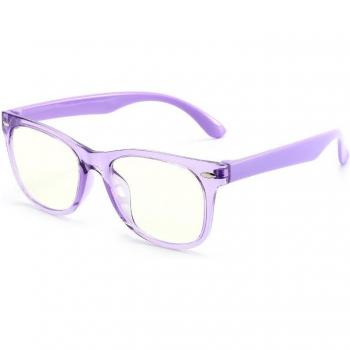 Trendy Square Frame Blue Light Glasses for Kids