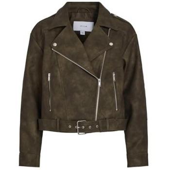 Regular Fit Giacca Similpelle Vila Marrone 14102785