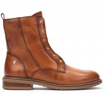 Pikolinos Aldaya Flat Leather Ankle Boots