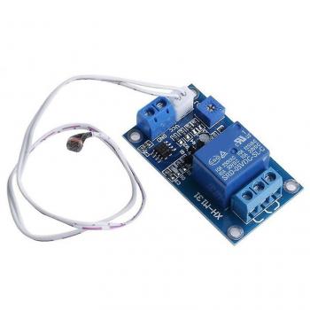 Module Contrôle Lumineux 12 V avec Relais Photoresistor XH‑M131 Bleu