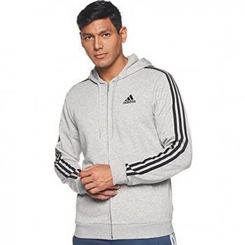 Adidas Chaqueta Con Capucha Sportswear Essentials French Terry 3 Bandas