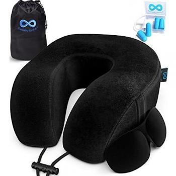 Everlasting Comfort Memory Foam Travel Pillow