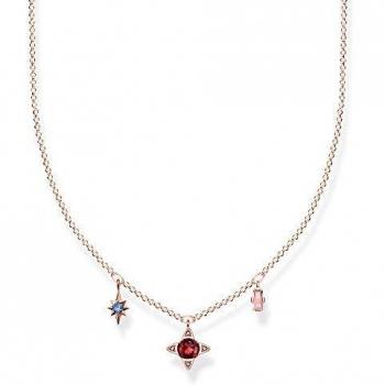 Thomas Sabo Collier “Rosé‑Glück” – 925 Sterling, roségold‑vergoldet (KE1898-321-7-L40V)