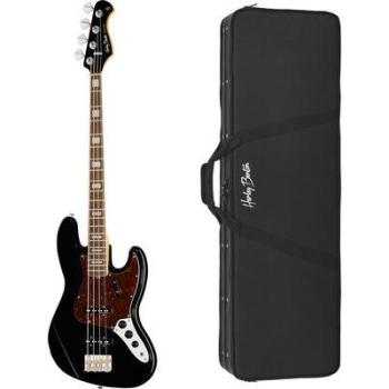 Harley Benton MV-4JB Black Pro