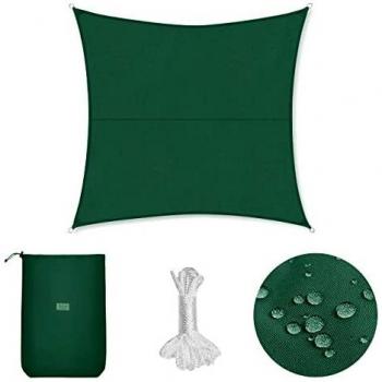 Tenda Impermeabile Sekey 3.6 × 3.6 m – Verde, UV e Antivento per Campeggio