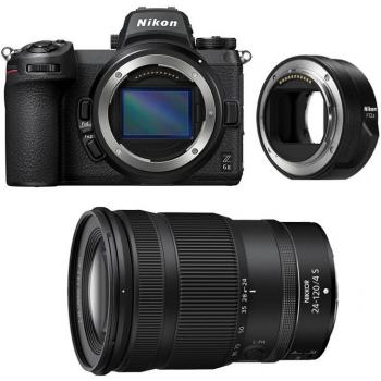 Kit Nikon Z6 II : Objectif Z 24‑120 mm f/4 S & Adaptateur FTZ II – Neuf