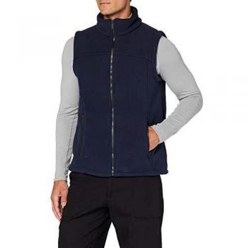 Herren Regatta Radburn Micro Fleece Bodywarmer mit Sherpa‑Tuch – Marine, L