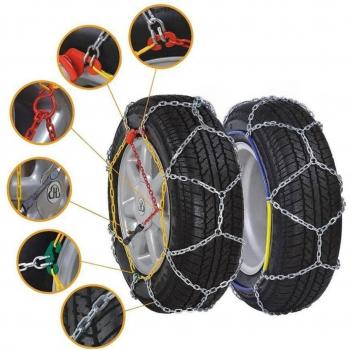 Catene di sicurezza per auto 260 pneumatici, montaggio rapido, omologato
