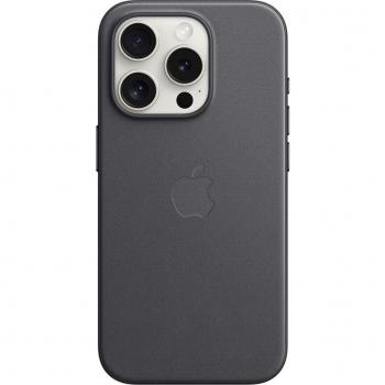 Coque Apple Tressée Fine avec MagSafe Gris pour iPhone 15 Pro