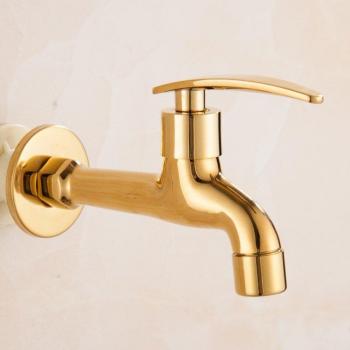 Grifo de latón dorado para jardín G1/2''