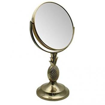 Golden Pineapple 5‑Fold Brushed Mirror