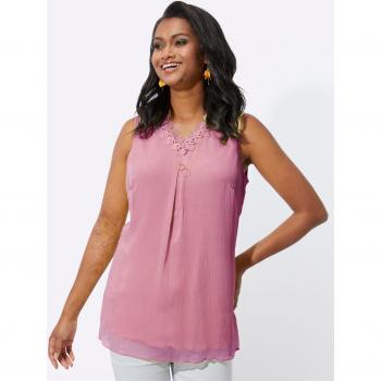 V-Ausschnitt Blusen-Top für Damen – Gr. 42