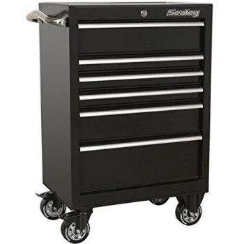 Sealey Premier Rollcab | 6 Drawer | Black