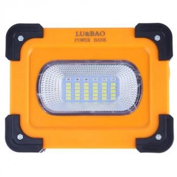 Faro Solare LED 30W Ricaricabile 1500 Lumen