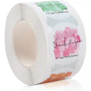 Tarjeta de Mensaje Decorativa Acuarela 5x9cm